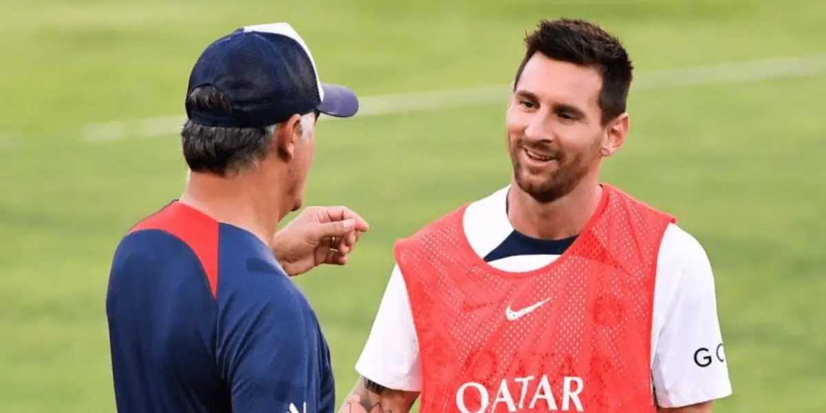 El entrenador francés tiene constante comunicación con la Pulga, quien brilla en el arranque de la temporada