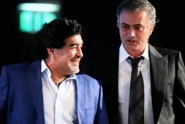 El entrenador portugués se despidió de Diego Maradona y dejó un detalle conmovedor.