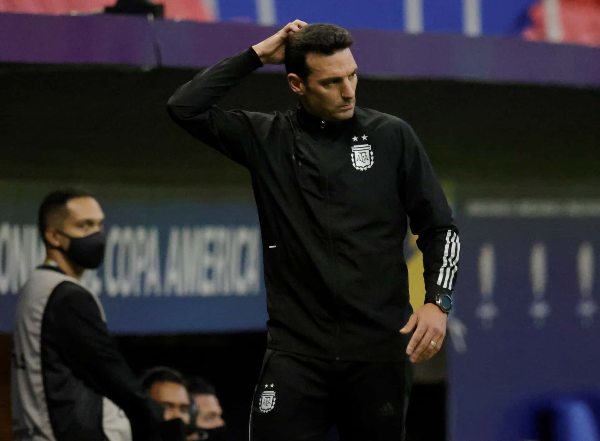 El entrenador prepara dos cambios para la tercera fecha de la Copa América.