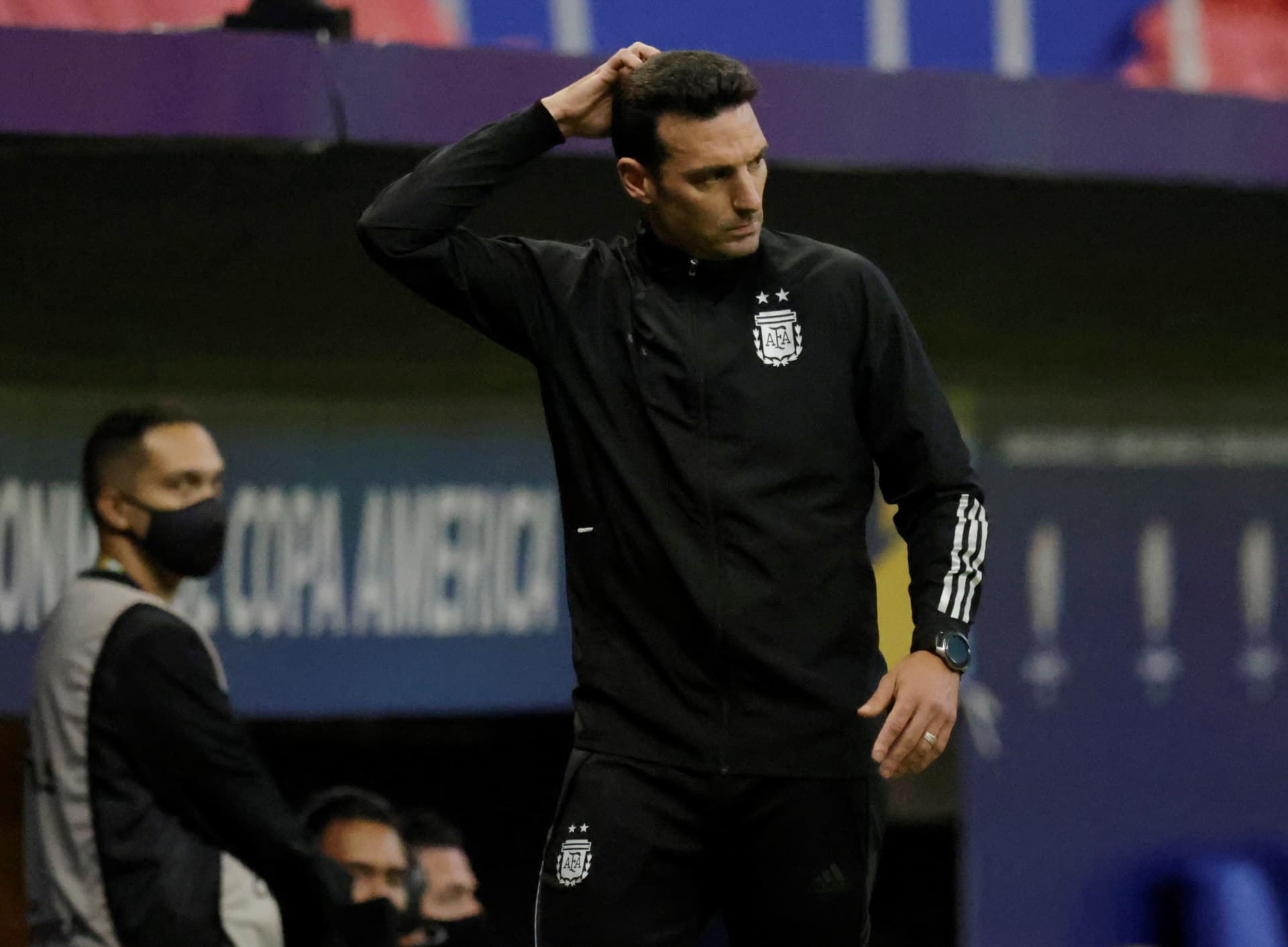 El entrenador prepara dos cambios para la tercera fecha de la Copa América.