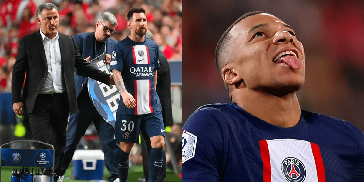 El entrenador probó la posible alineación para la Copa de Francia y tomó una decisión con el campeón del mundo