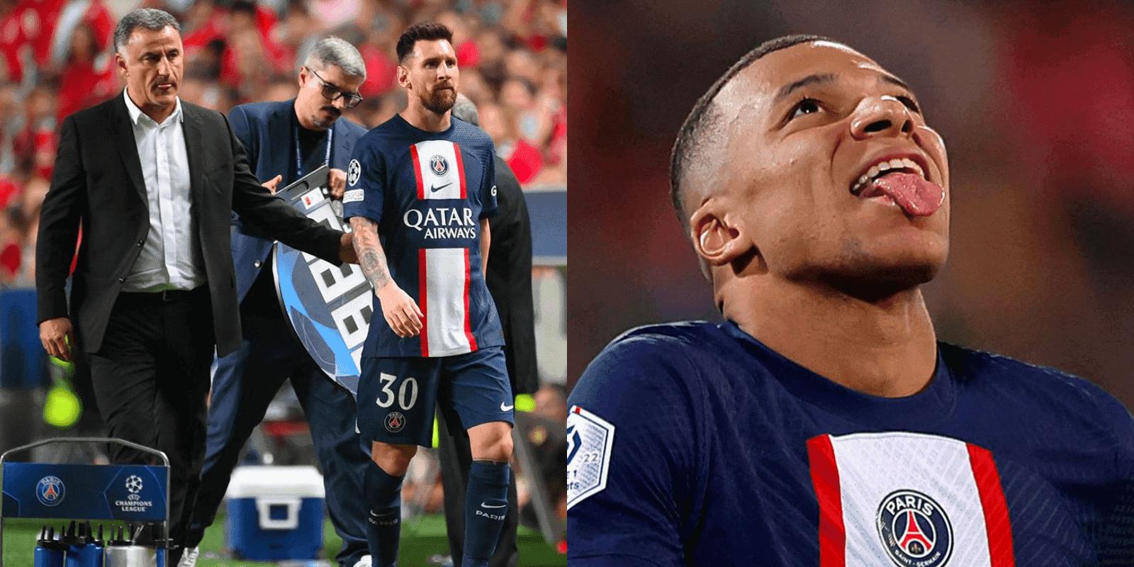 El entrenador probó la posible alineación para la Copa de Francia y tomó una decisión con el campeón del mundo