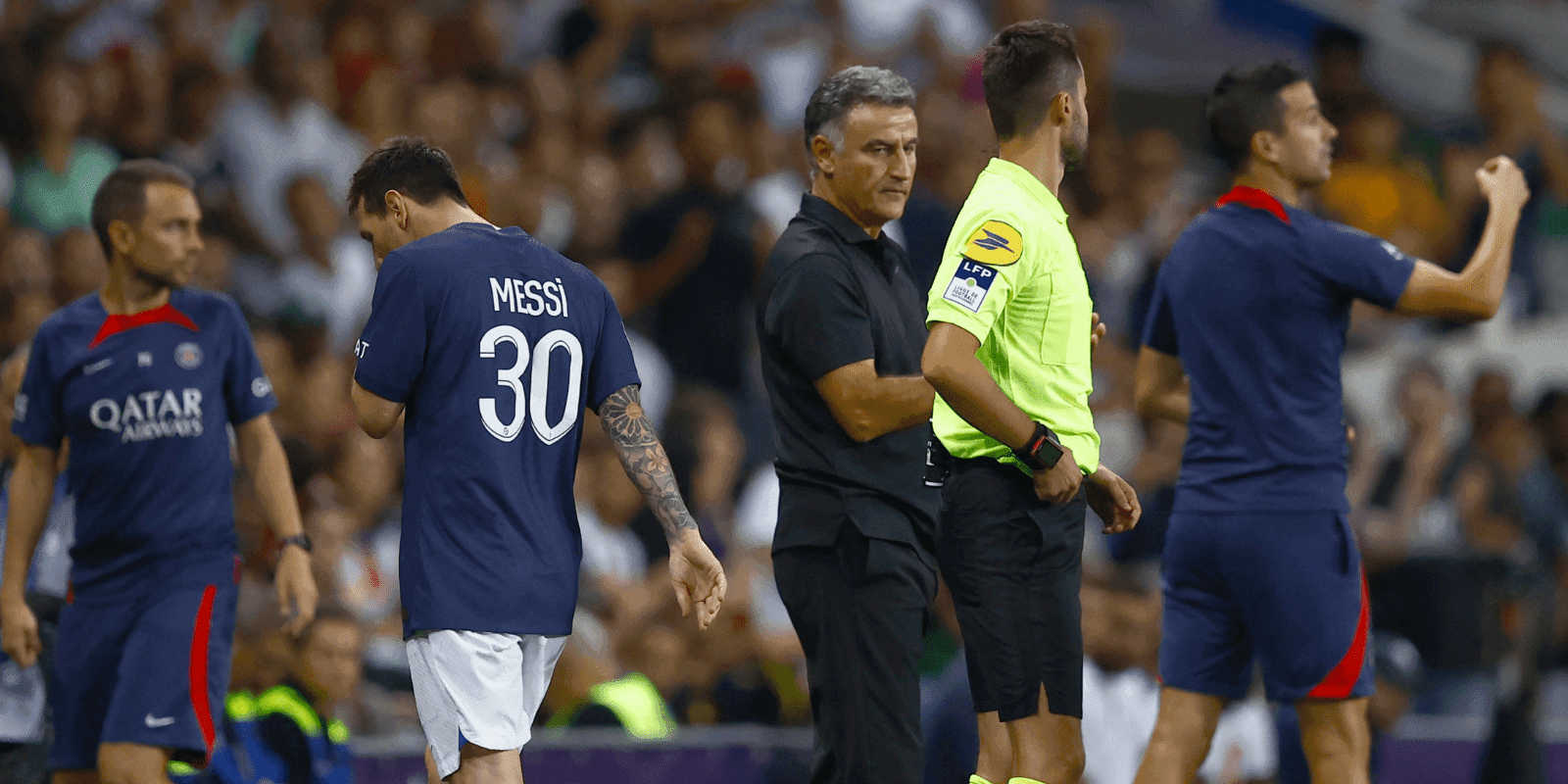 El entrenador reprendió a su plantilla tras la derrota contra Rennes