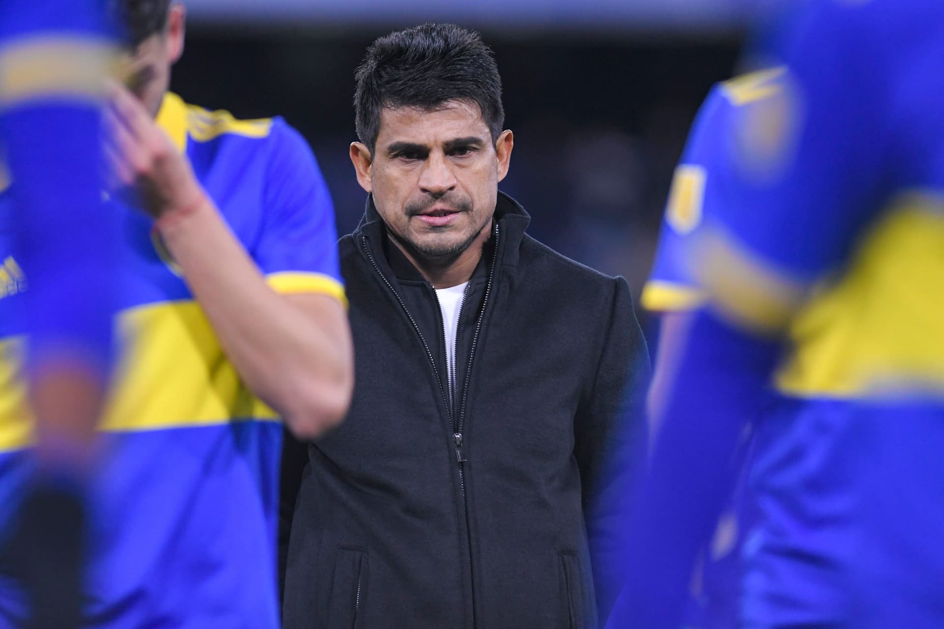 El entrenador se mostró feliz tras el triunfo ante Talleres en la Bombonera.