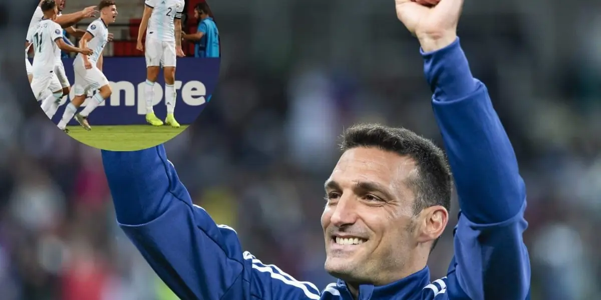 El entrenador sorprendió y lo citó para la serie de amistosos de Argentina, que se jugarán en septiembre. Hoy fue titular y la rompió.