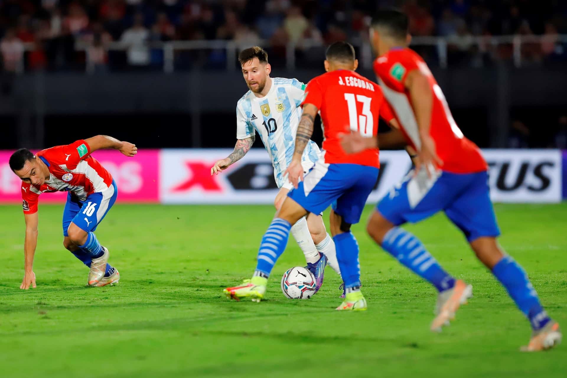 El equipo de Lionel Scaloni igualó sin goles en el primer partido de la triple fecha FIFA de octubre.