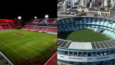 El Estadio Libertadores de América y el Estadio Presidente Perón.