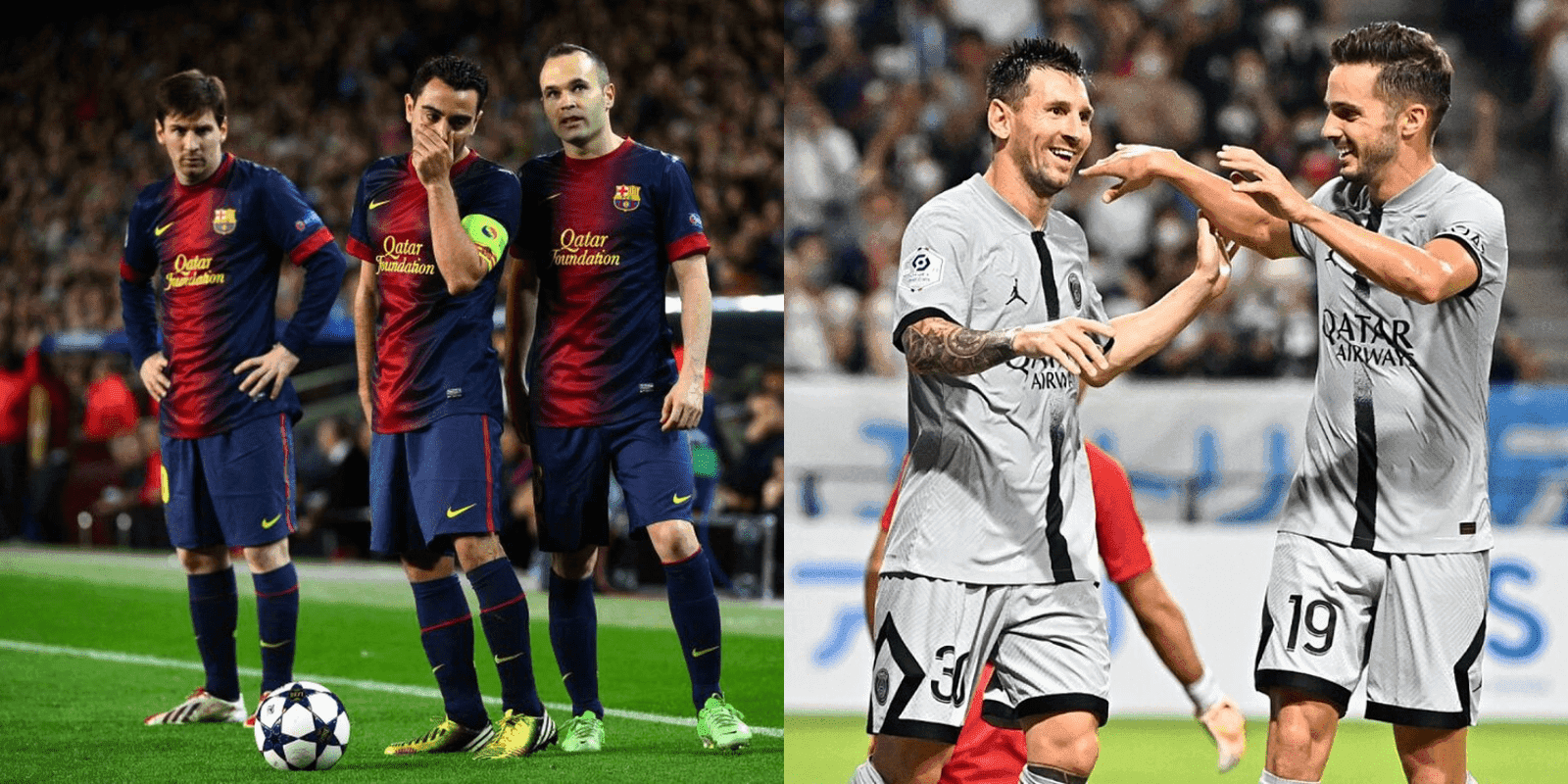 El estratega justificó la falta de musculatura en el mediocampo parisino y recordó la época dorada del Barcelona