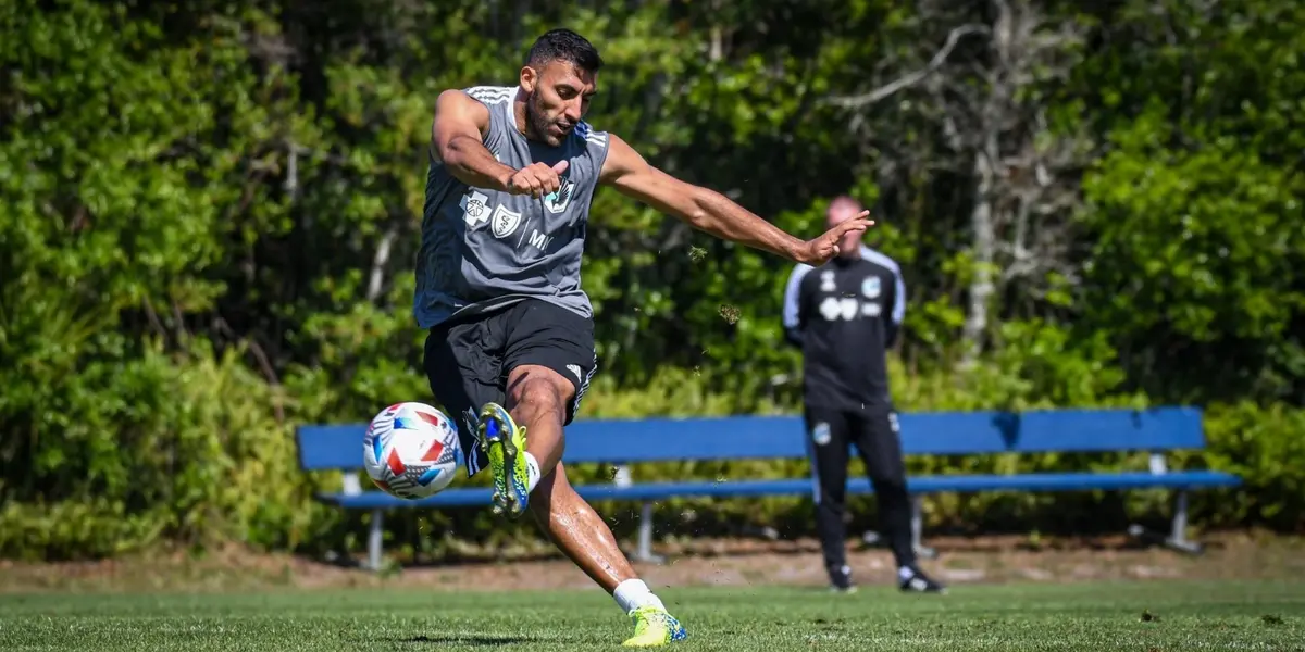 El ex delantero de Boca Juniors tiene un mal comienzo en a Major League Soccer.