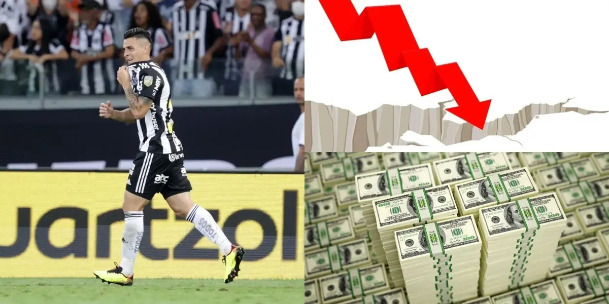 El ex delantero del Xeneize quedó en el centro de la escena luego de jugar este sábado con el Atlético Mineiro.