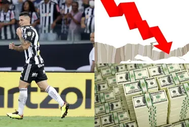 El ex delantero del Xeneize quedó en el centro de la escena luego de jugar este sábado con el Atlético Mineiro.