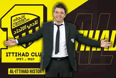 El ex DT de River Plate ya arranca a caer bien en el Al-Ittihad de Arabia Saudita y sorprende.