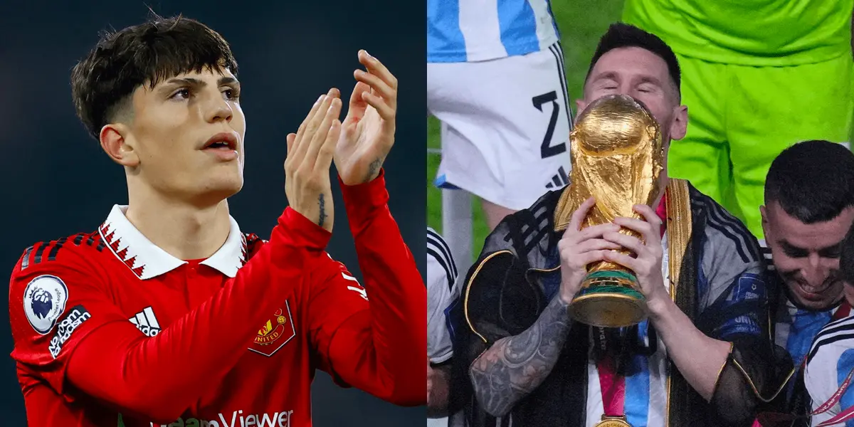 El extremo del Manchester United confirmó su deseo de jugar por la selección argentina