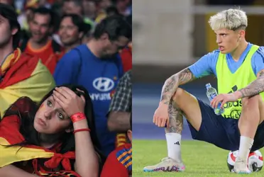 El extremo se entrenó con la Albiceleste en China y realizó un particular posteo en redes sociales.