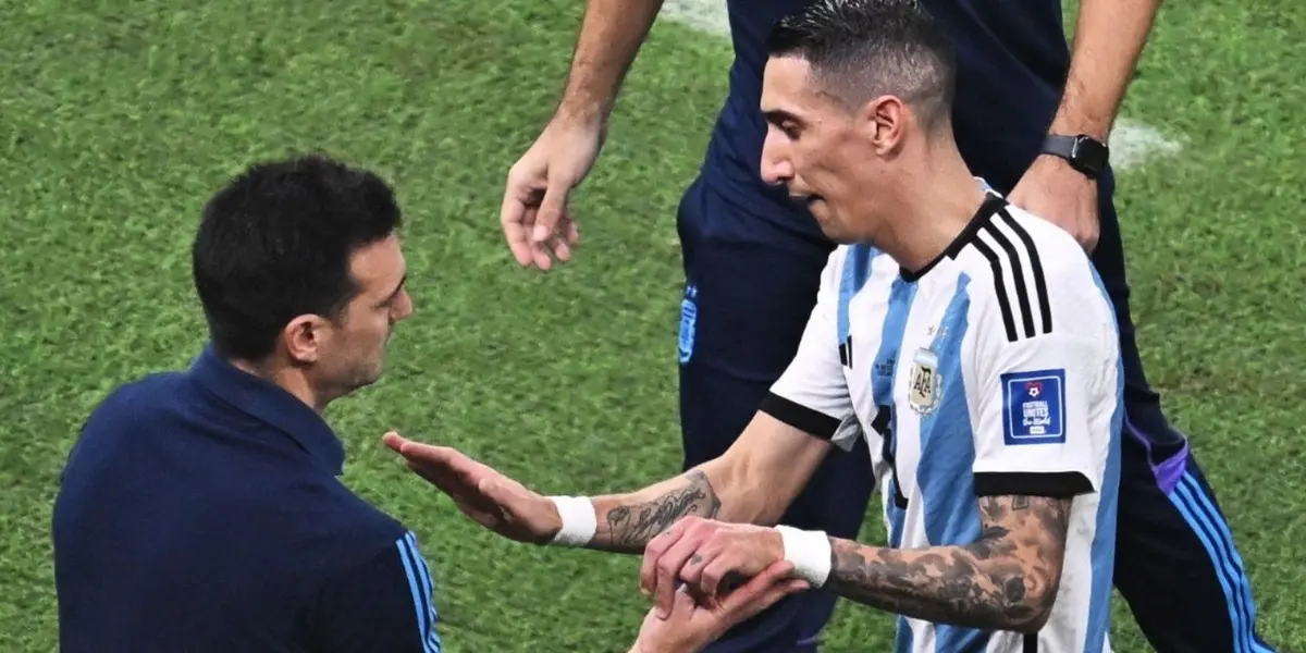El Fideo, autor del segundo tanto argentino ante Francia, dio detalles de su queja ante el DT del seleccionado.