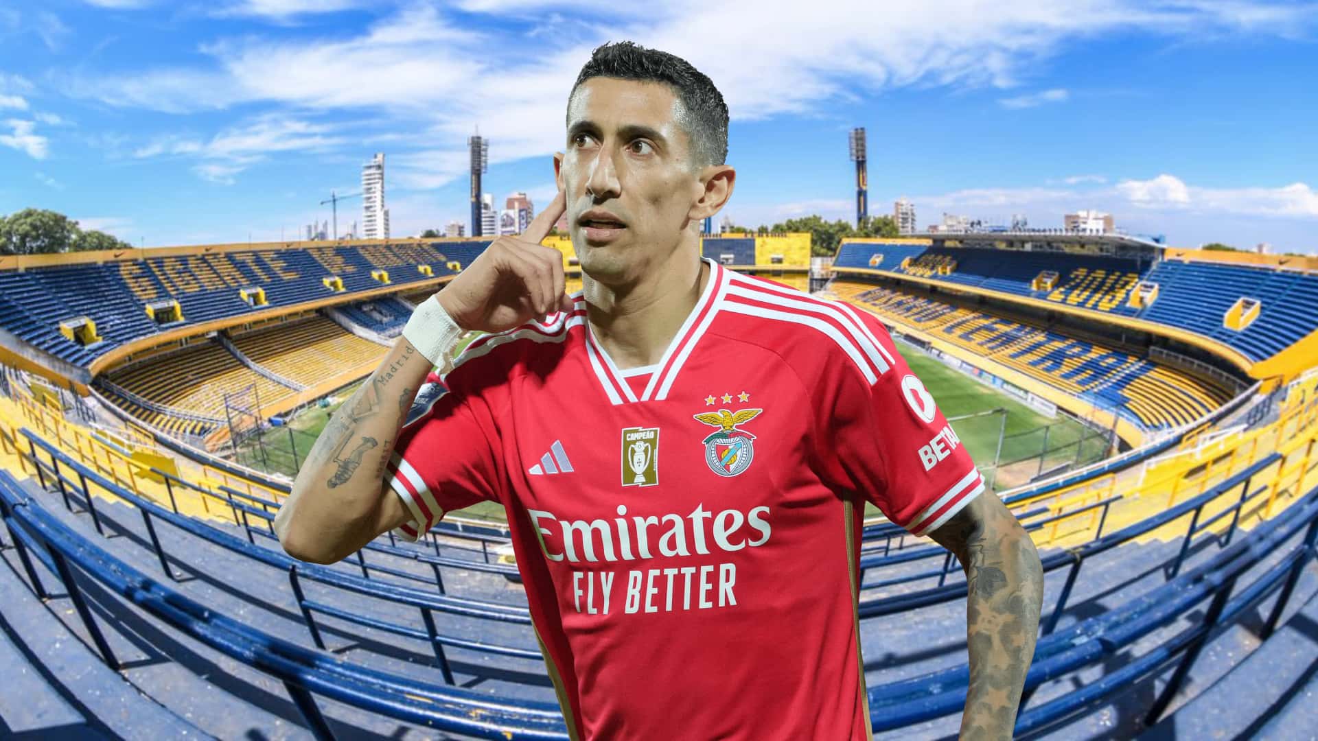 El Fideo finalizará su contrato en Benfica y podrá elegir club después de la Copa América 2024. ¿Regresa a Rosario Central?