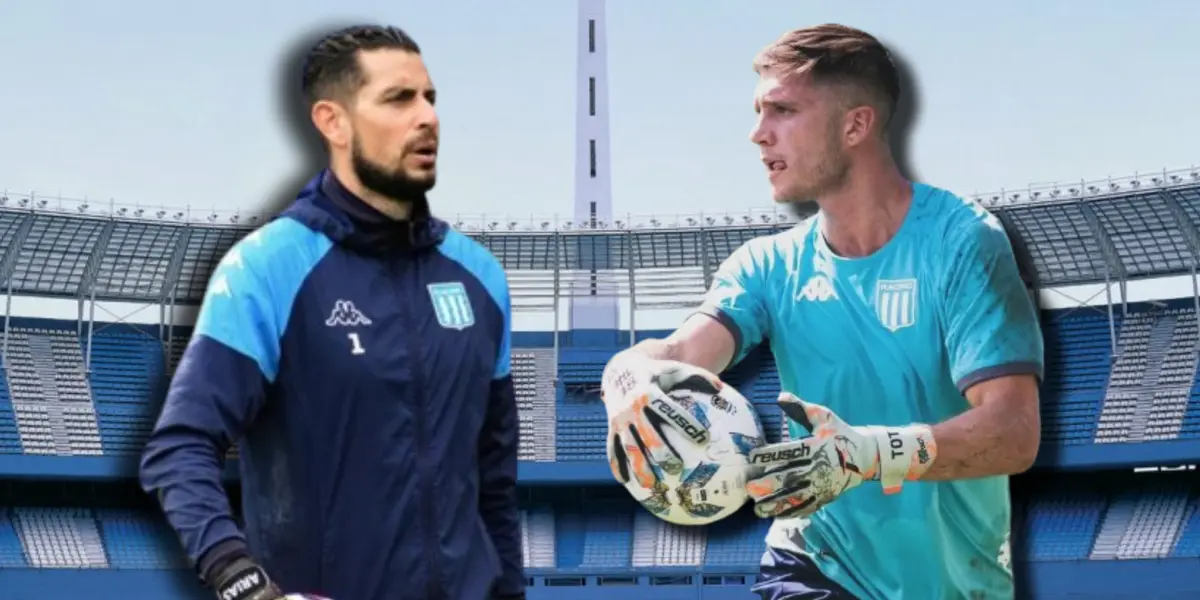 El flamante arquero de la "Academia" reveló lo que habló con el titular del equipo