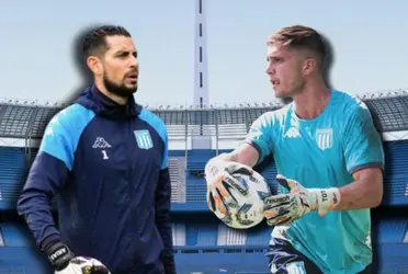 El flamante arquero de la "Academia" reveló lo que habló con el titular del equipo