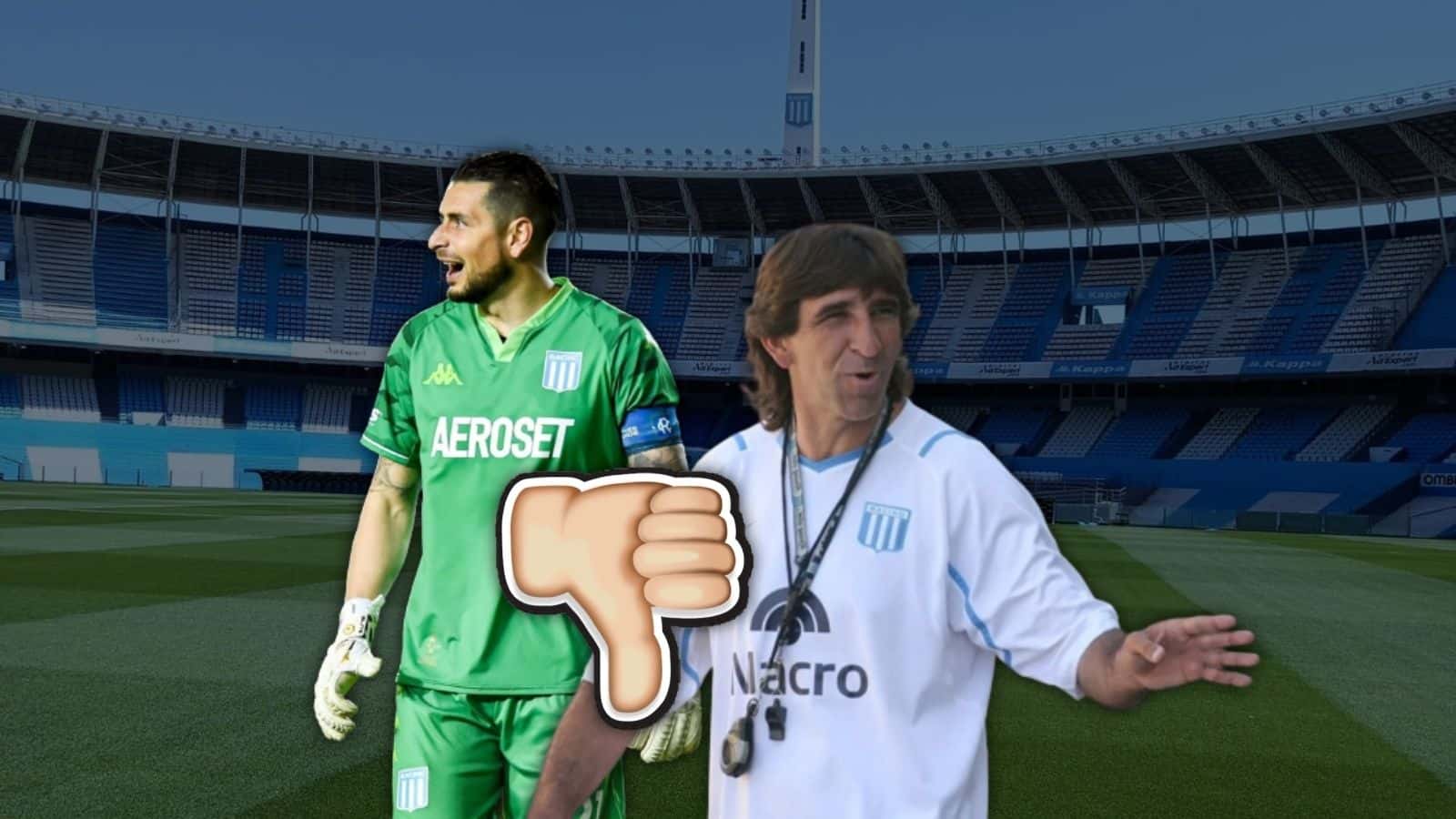 El flamante DT de la Academia le bajó el pulgar y finalmente no jurará en Racing.