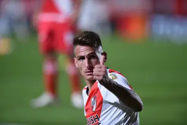 El flamante refuerzo de River Plate anotó un doblete para conseguir la clasificación a cuartos de final.