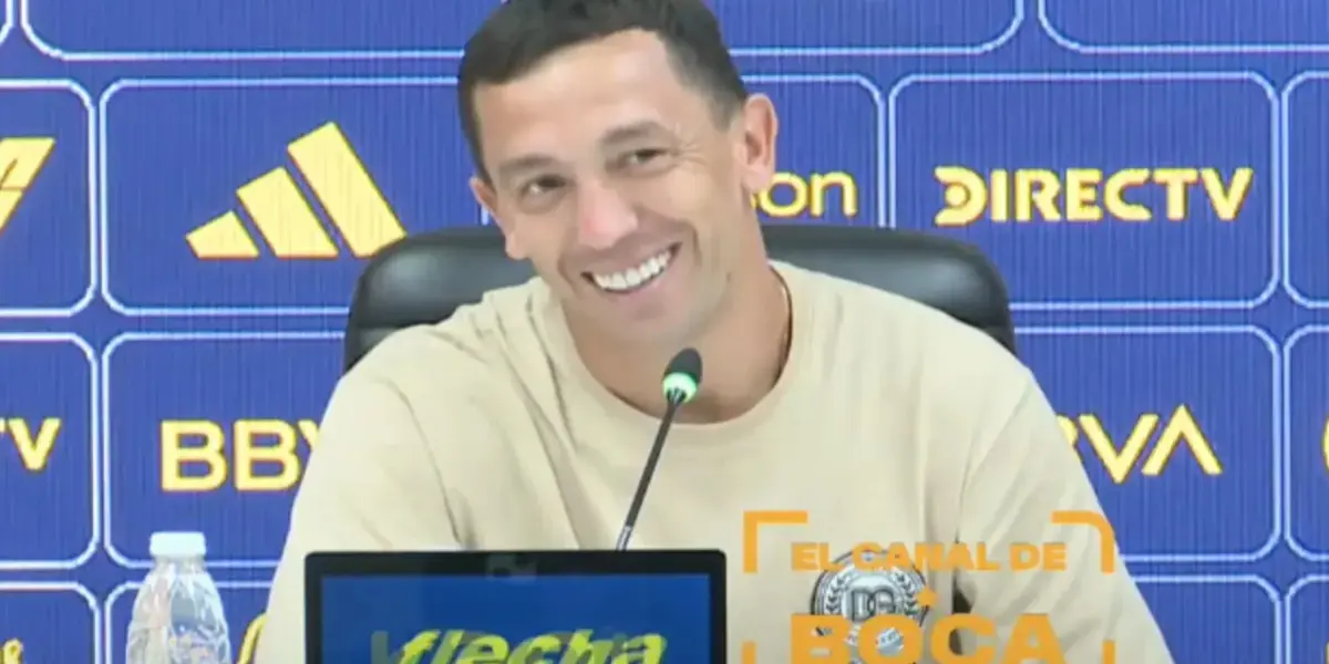 El flamante refuerzo del Xeneize fue presentado en conferencia de prensa