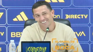 El flamante refuerzo del Xeneize fue presentado en conferencia de prensa