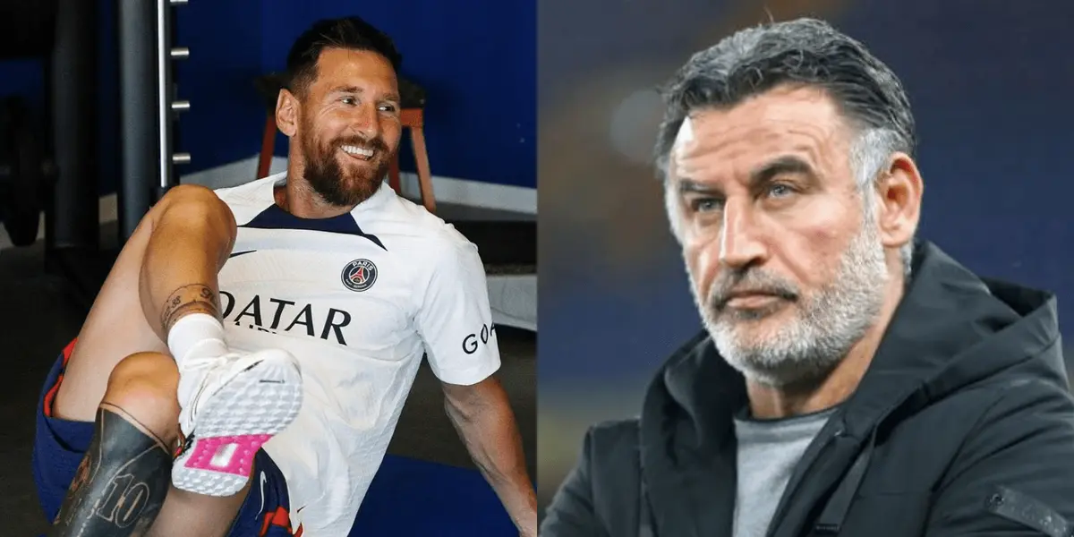 El francés asumió el puesto de entrenador en el PSG y ya dirigió al capitán de la Albiceleste