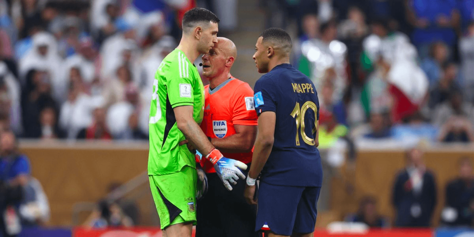El francés le restó importancia a los festejos del portero campeón del mundo