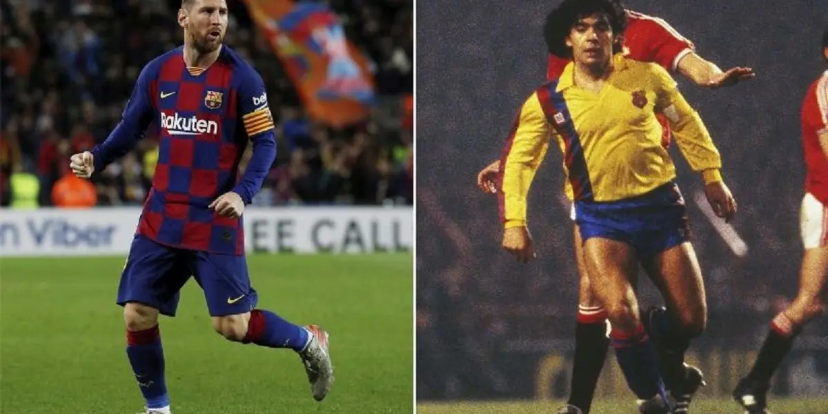 El Fútbol Club Barcelona y Lionel Messi no se podían quedar atrás, y rindieron homenaje al gran Diego Armando Maradona.