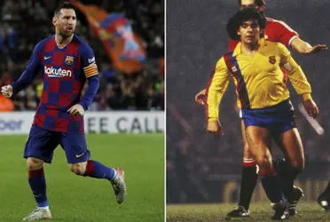 El Fútbol Club Barcelona y Lionel Messi no se podían quedar atrás, y rindieron homenaje al gran Diego Armando Maradona.