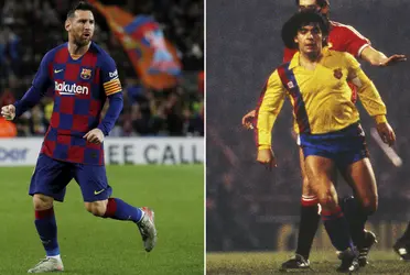 El Fútbol Club Barcelona y Lionel Messi no se podían quedar atrás, y rindieron homenaje al gran Diego Armando Maradona.
 