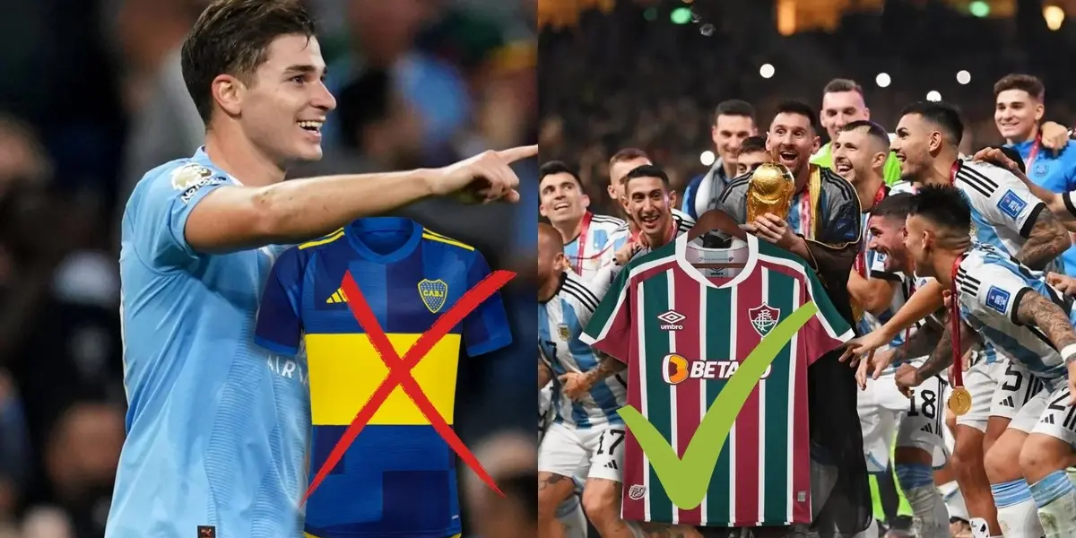 El futbolista argentino prefirió hinchar por los brasileños y sorprende a muchos.