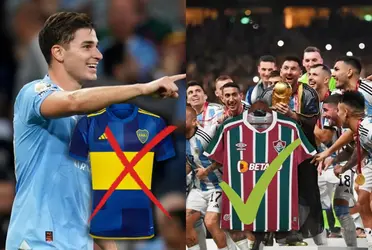 El futbolista argentino prefirió hinchar por los brasileños y sorprende a muchos.