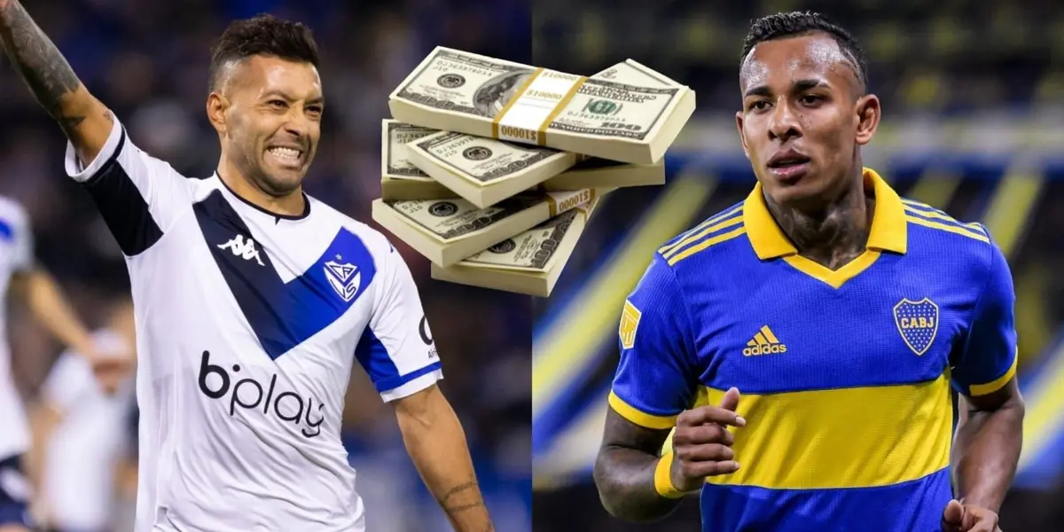 El futbolista de Vélez está muy cerca de convertirse en refuerzo del Xeneize y ocuparía el lugar del colombiano, ¿Con qué sueldo?