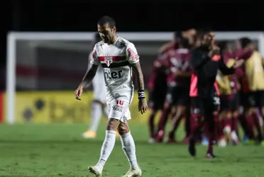 El futbolista del San Pablo habló luego de caer eliminado frente al equipo argentino.