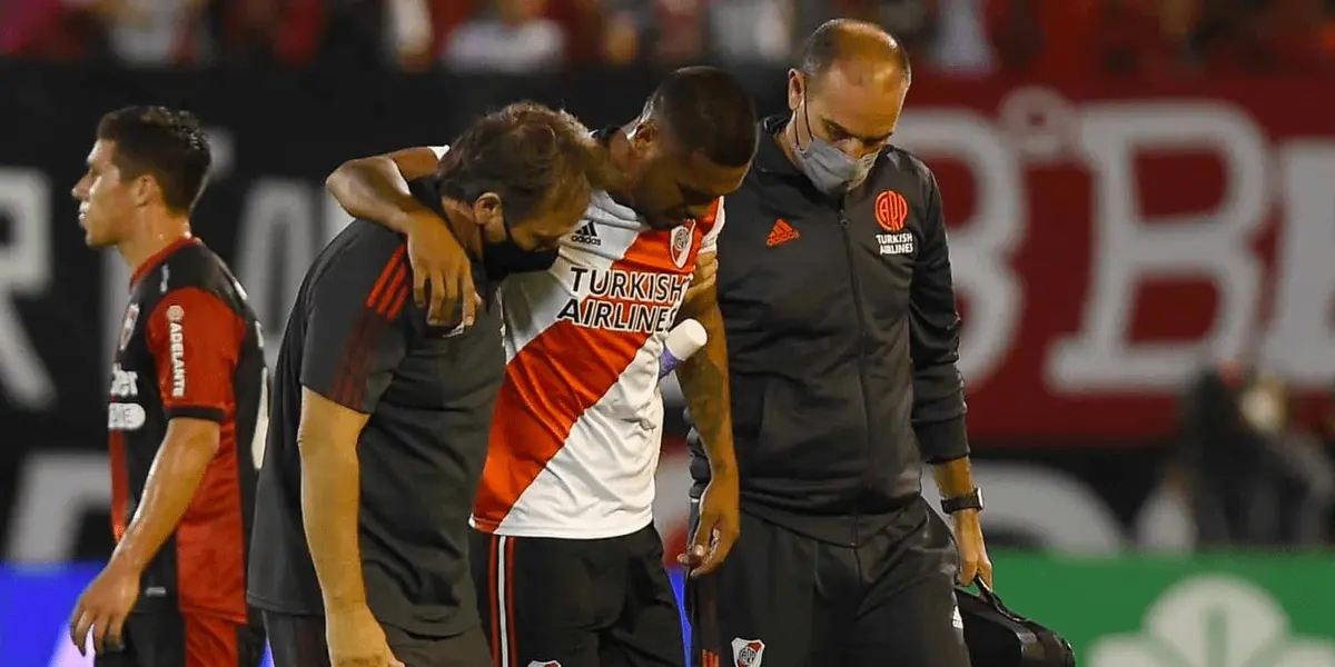 El futbolista se fue lesionado ante Newell's en Rosario pero, al parecer, todo indica que podría llegar al partido ante el Xeneize.