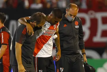El futbolista se fue lesionado ante Newell's en Rosario pero, al parecer, todo indica que podría llegar al partido ante el Xeneize. 