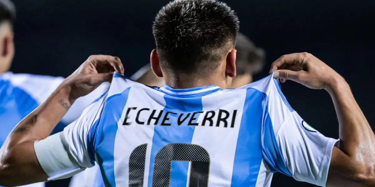 El gol de Echeverri ante Colombia