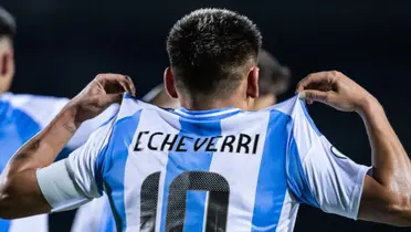 El gol de Echeverri ante Colombia