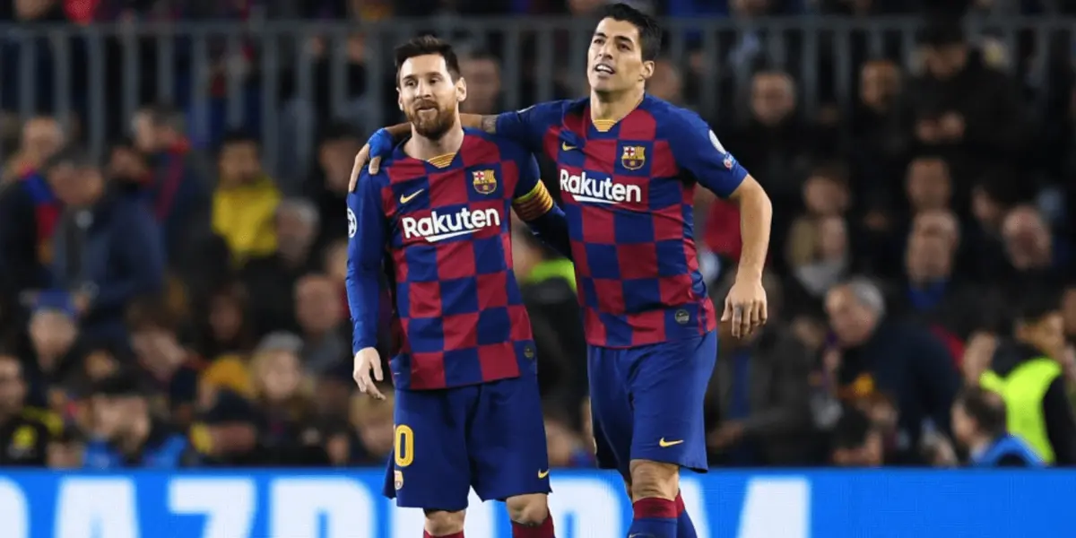 El goleador jugará en Nacional y la Pulga se hizo presente antes de su retorno a Sudamérica