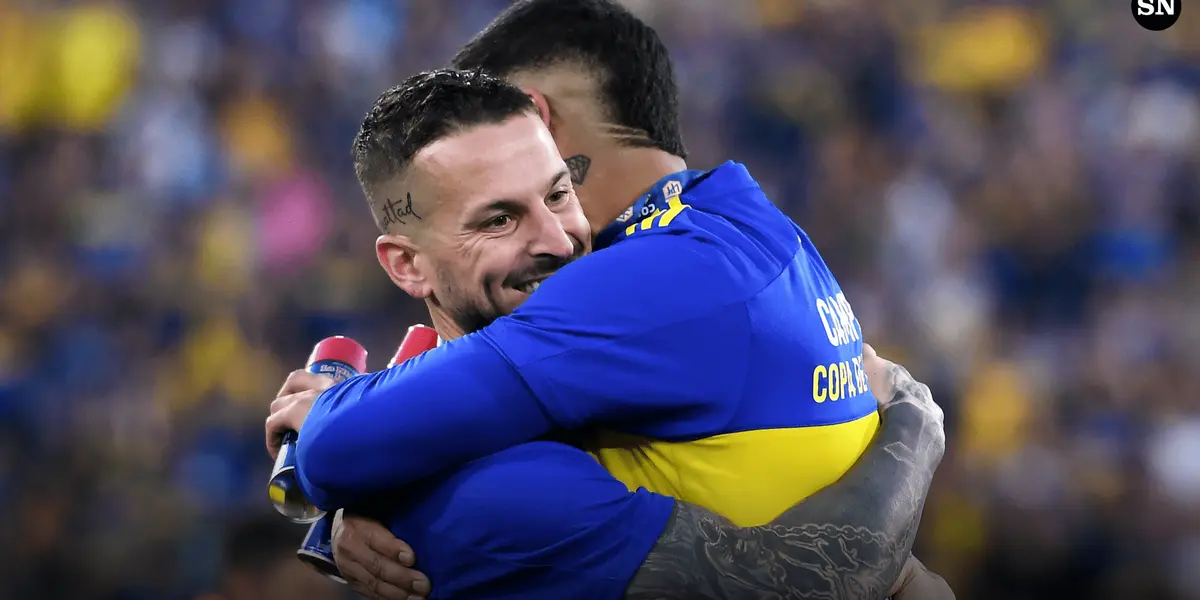 El goleador, luego de la victoria Xeneize ante Sarmiento, le dedicó unas palabras al capitán, luego confirmar el mismo su lesión.