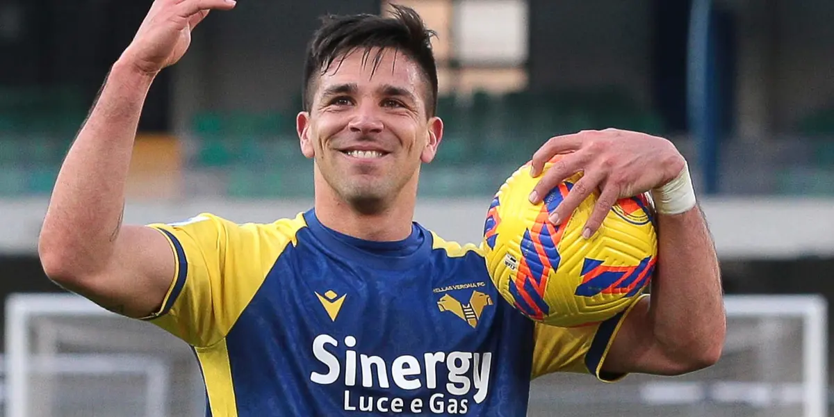 El Hellas Verona derrotó 3 a 1 al Venezia y el argentino se despachó con un triplete.