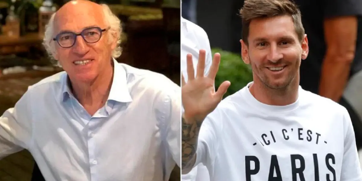 El histórico director técnico argentino, quien también vistió la camiseta del club parisino, le deseó lo mejor a La Pulga.