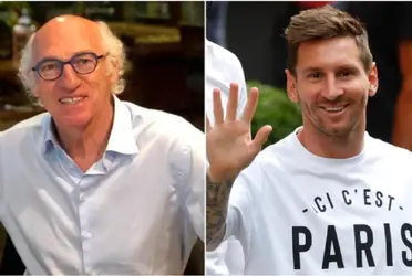 El histórico director técnico argentino, quien también vistió la camiseta del club parisino, le deseó lo mejor a La Pulga. 
