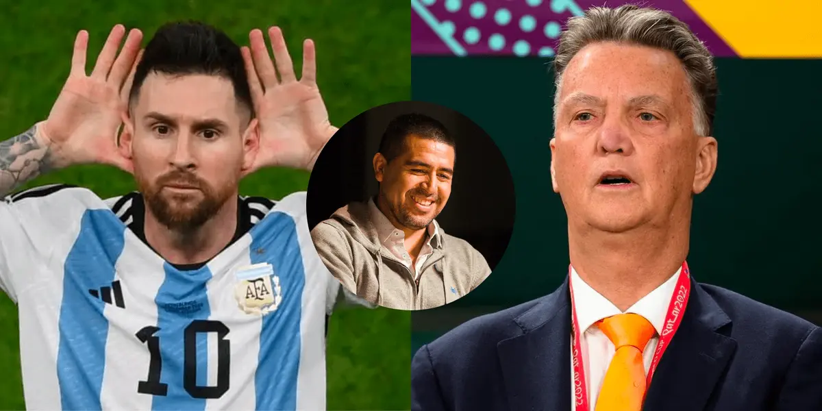 El histórico jugador de Boca Juniors se refirió a lo sucedido en el Mundial de Qatar entre Leo y el extécnico de Países Bajos