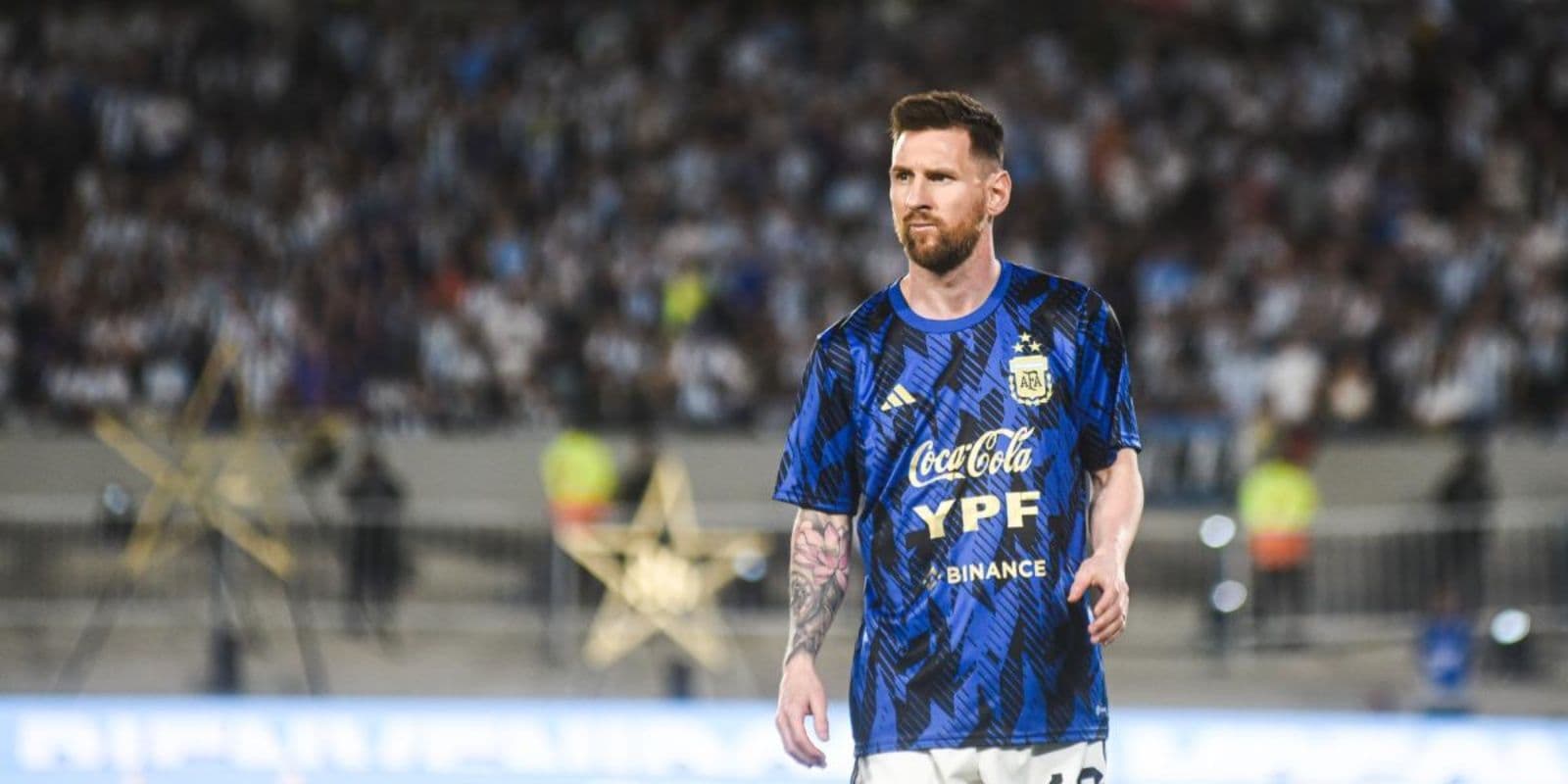 El ídolo de la Selección Argentina fue el jugador más aplaudido en la previa al partido con Ecuador.