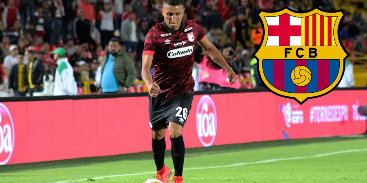 El Independiente Santa Fe y su joven perla Alexander Porras reciben la mejor noticia de parte del FC Barcelona.