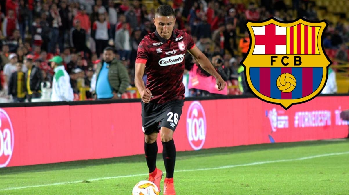 El Independiente Santa Fe y su joven perla Alexander Porras reciben la mejor noticia de parte del FC Barcelona.