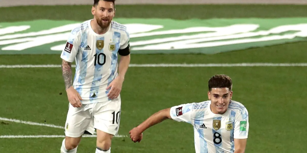 El jugador de River también tuvo tiempo para divertirse antes de presentarse en la Albiceleste bajo las órdenes de Lionel Scaloni.