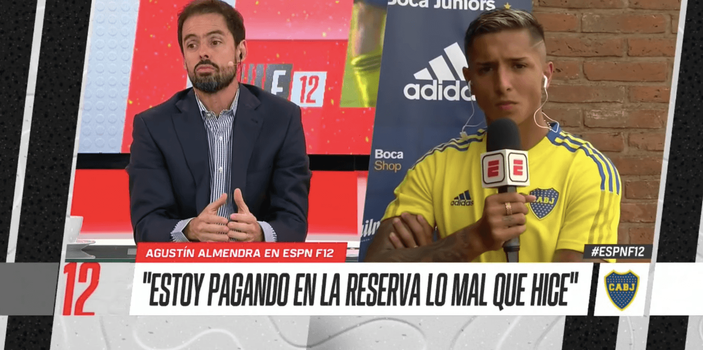 El juvenil reapareció en la Reserva con un gol ante Vélez y habló de su situación luego del partido.